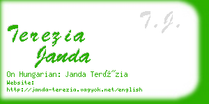 terezia janda business card